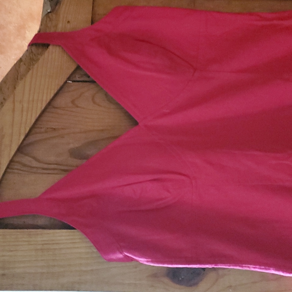 Dress red, maxi H&M, vintage, never worn, cotton